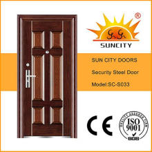 Deep Moulded Steel Design Security Door (SC-S033)